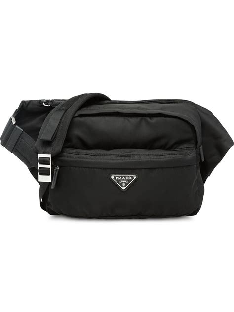 Black Technical fabric crossbody bag 